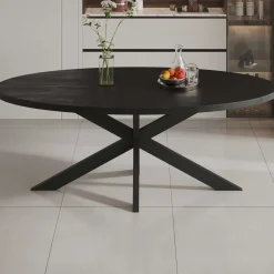 Esstisch Axana 200 x 100 cm-schwarz