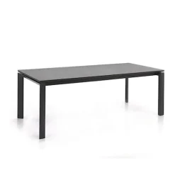 Esstisch Bettini 180-240x90 cm Gescova - Aluminium, Keramik - Anthrazit, Grau