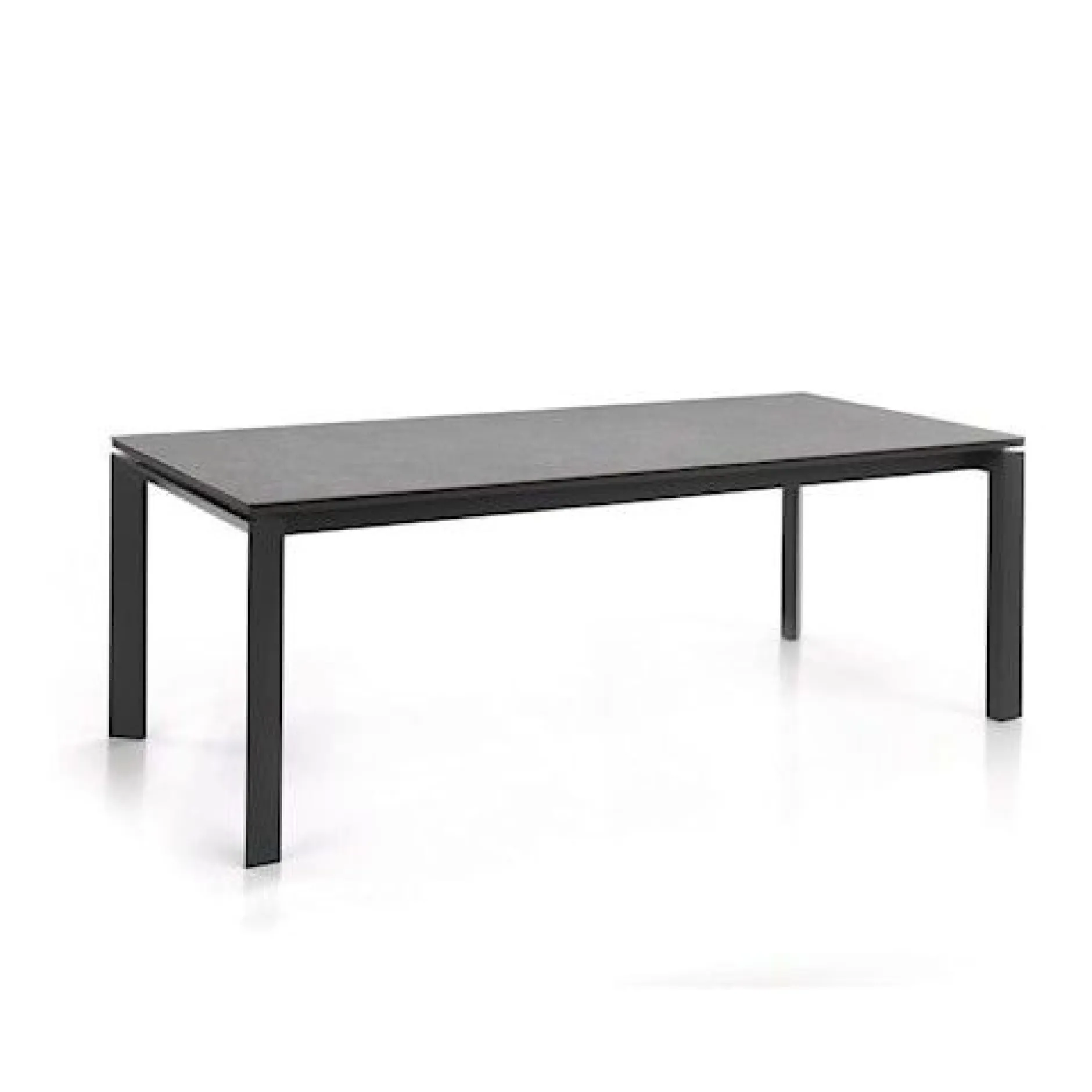 Esstisch Bettini 180-240x90 cm Gescova - Aluminium, Keramik - Anthrazit, Grau