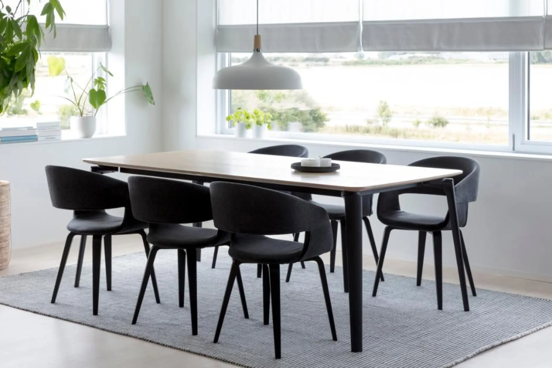 Esstisch Cecile 200x100 - einfarbig beige