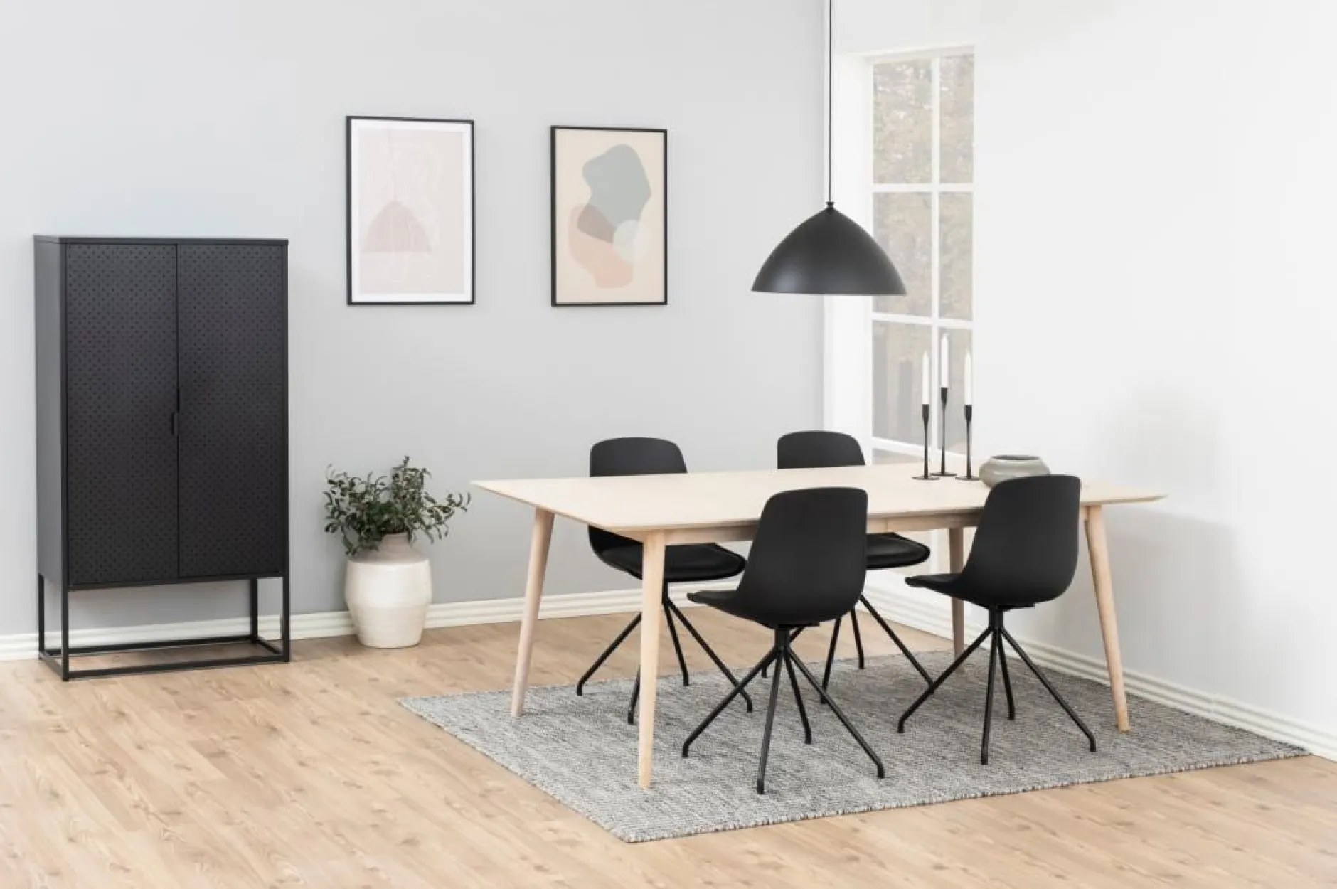 Esstisch Cedro 200x100cm - Eiche weiß