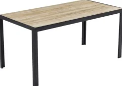 Esstisch Colin | 80 x 160 x 75 cm | Wendeplatte | Oak-/Stone-design