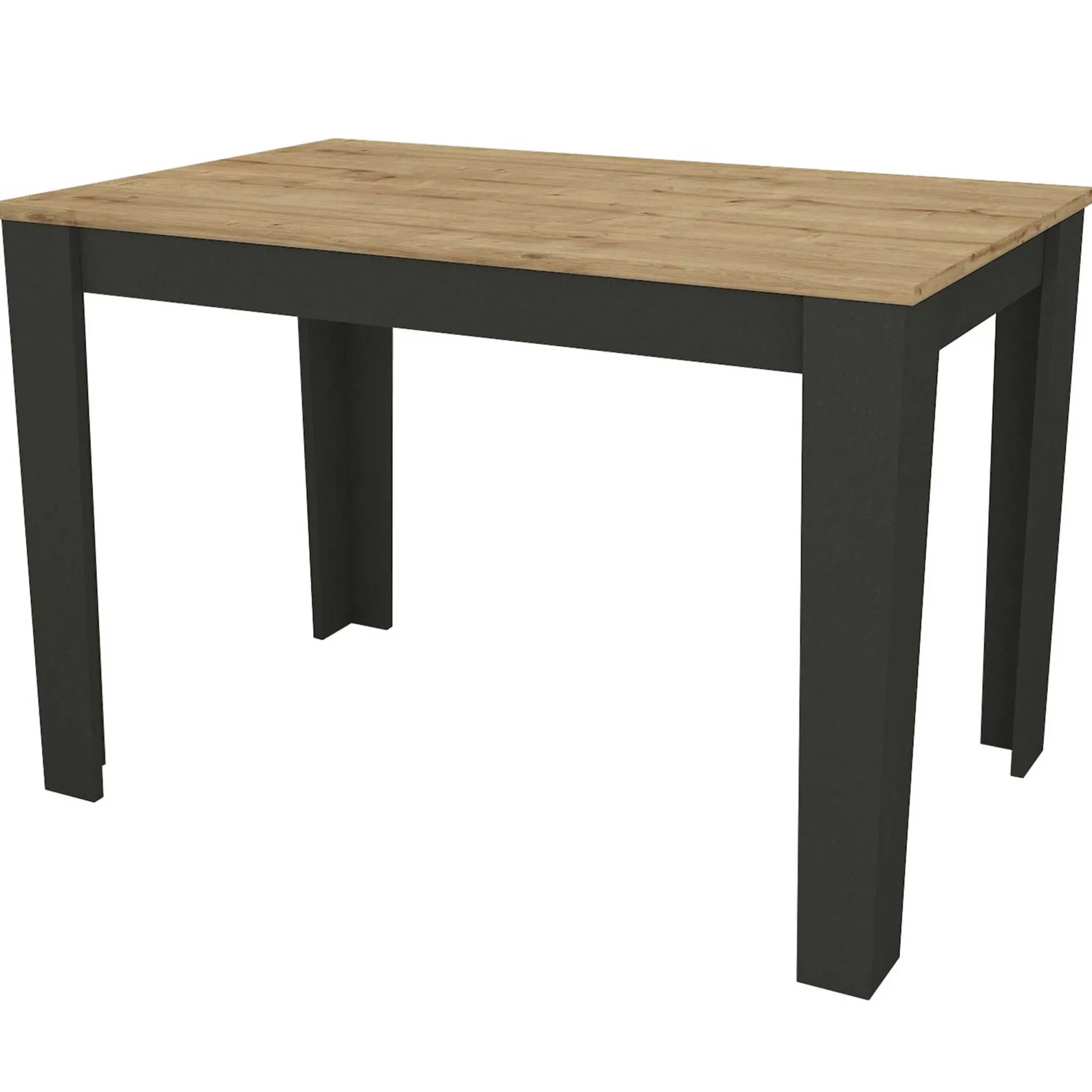 Esstisch Darlen - 110x72x74cm - Eiche Dekor/anthrazit