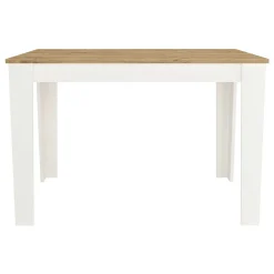 Esstisch Darlen - 110x72x74cm - Eiche Dekor/Weiß