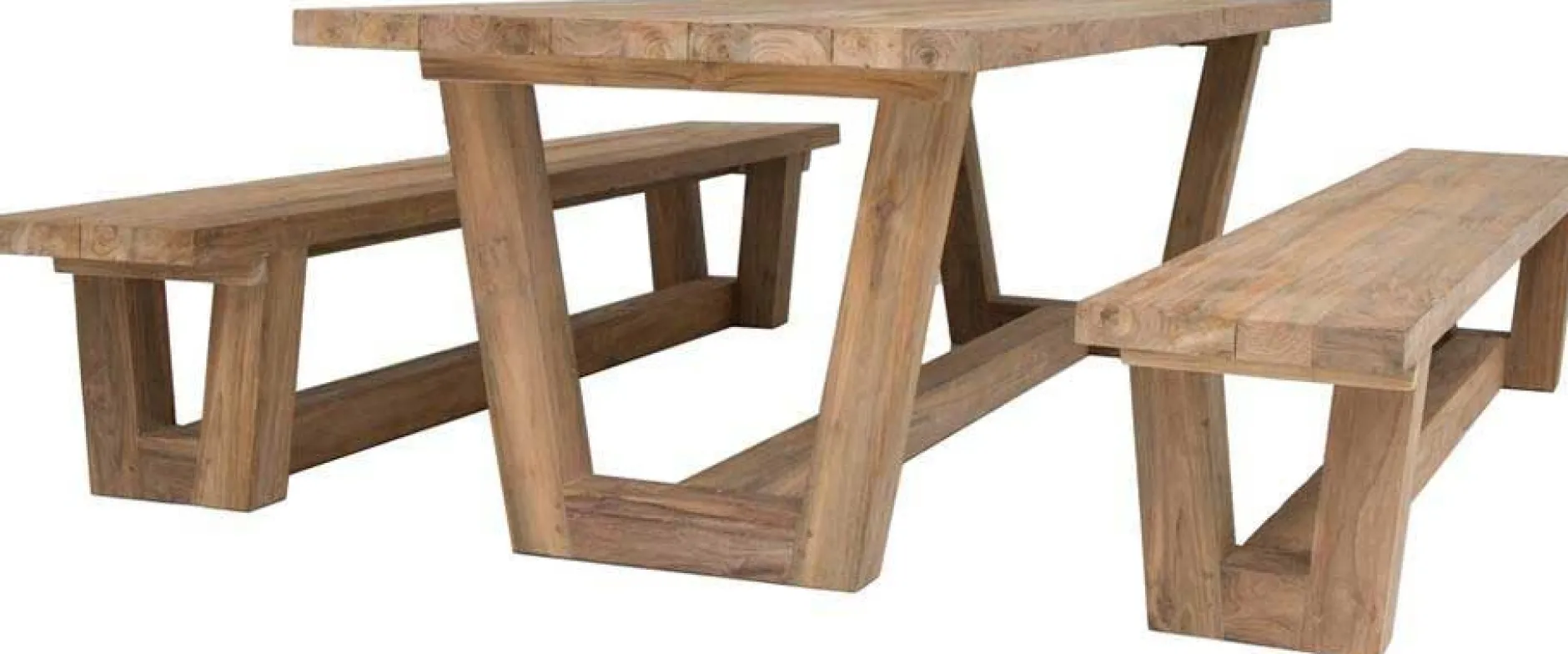 Esstisch Dubbo Gescova - Teakholz 250x100cm - Braun