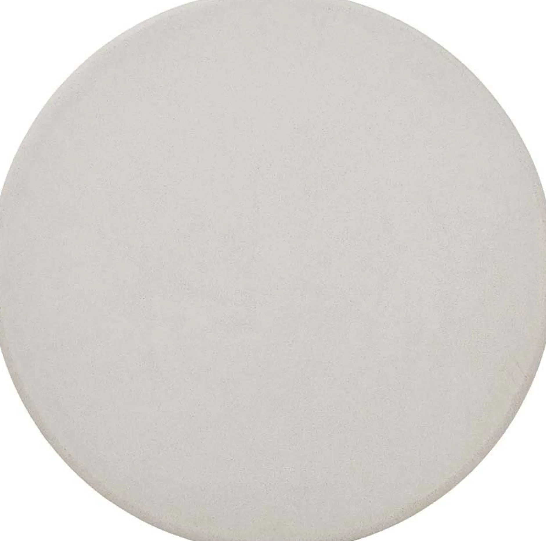 Esstisch Faro - Ø120x76cm - Zementfarbe - weiß