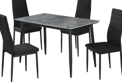 Esstisch Kenzo | 120 x 70 x 75 cm | Grau/Stein