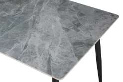 Esstisch Kenzo | 140 x 80 x 75 cm | Grau/Stein
