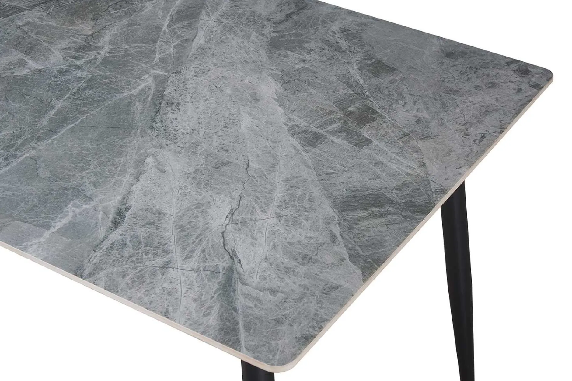 Esstisch Kenzo | 140 x 80 x 75 cm | Grau/Stein