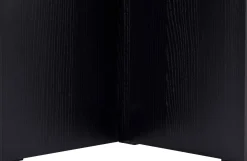 Esstisch Linza - 100% MELAMINE - Holzschwarz - 75 x 90 x 180 cm