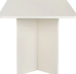 Esstisch Linza - 100% MELAMINE - Holzweiß - 75 x 90 x 180 cm