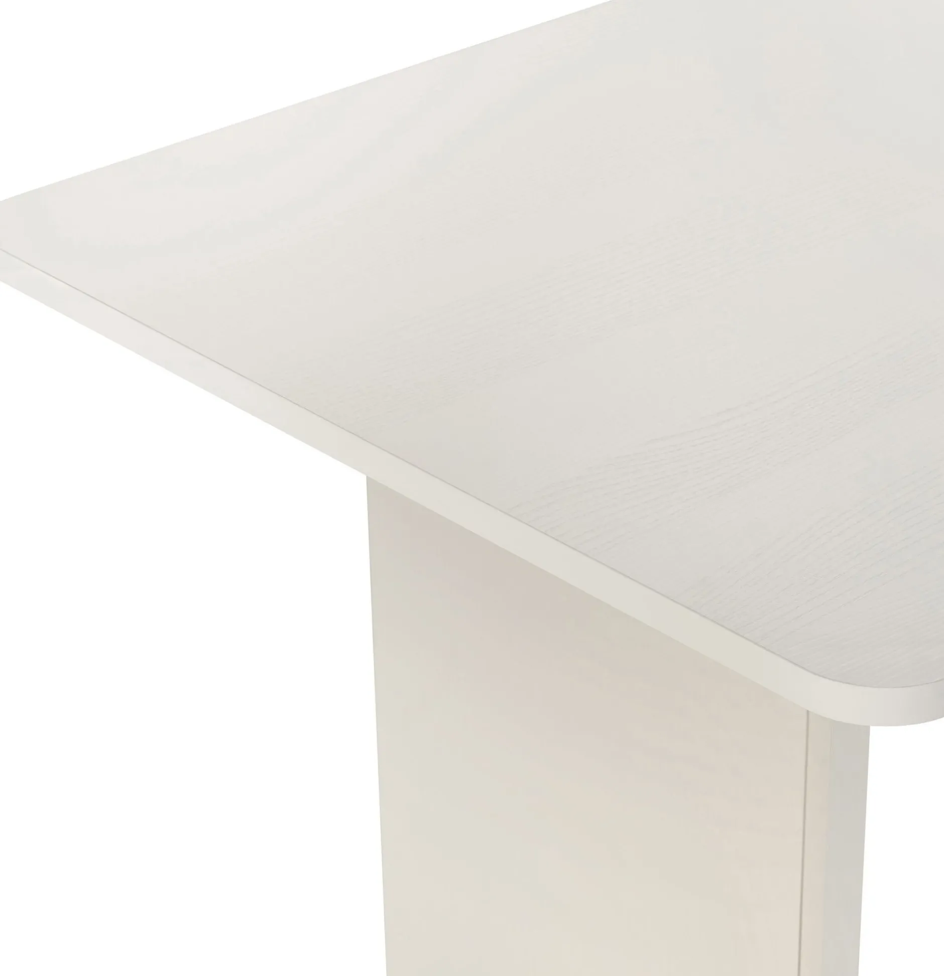 Esstisch Linza - 100% MELAMINE - Holzweiß - 75 x 90 x 180 cm