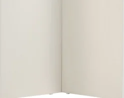 Esstisch Linza - 100% MELAMINE - Holzweiß - 75 x 90 x 180 cm