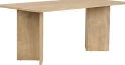 Esstisch Linza - 100% MELAMINE - Honigeiche - 75 x 90 x 180 cm
