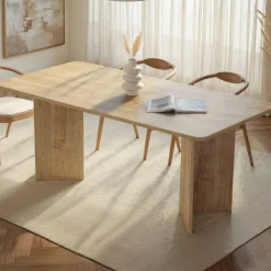 Esstisch Linza - 100% MELAMINE - Honigeiche - 75 x 90 x 180 cm