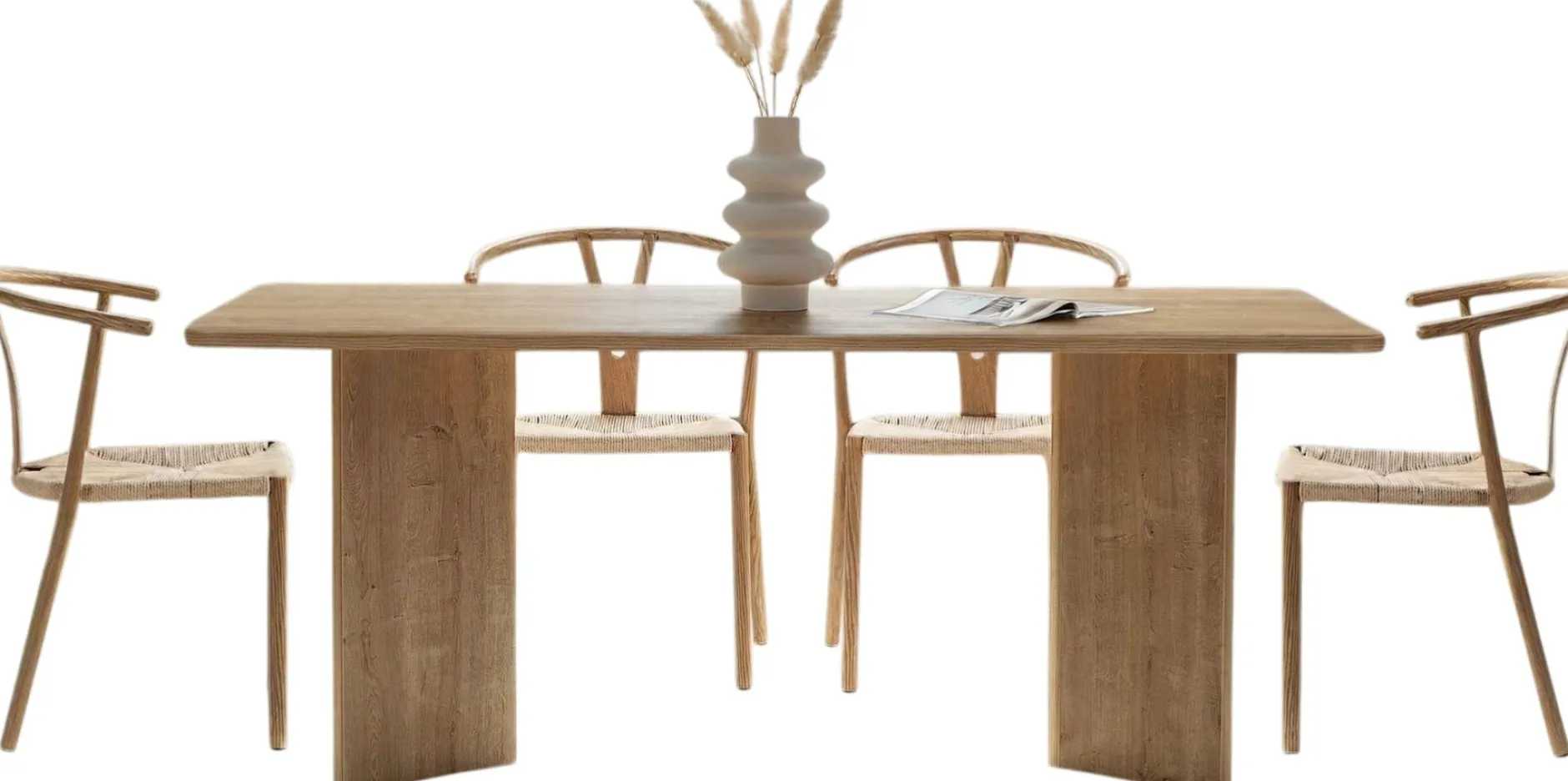 Esstisch Linza - 100% MELAMINE - Honigeiche - 75 x 90 x 180 cm