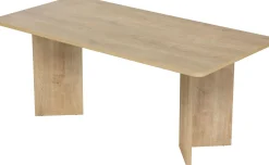 Esstisch Linza - 100% MELAMINE - Honigeiche - 75 x 90 x 180 cm