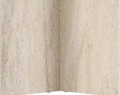 Esstisch Linza - 100% MELAMINE - Travertin - 75 x 90 x 180 cm