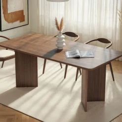 Esstisch Linza - 100% MELAMINE - Walnuss - 75 x 90 x 180 cm