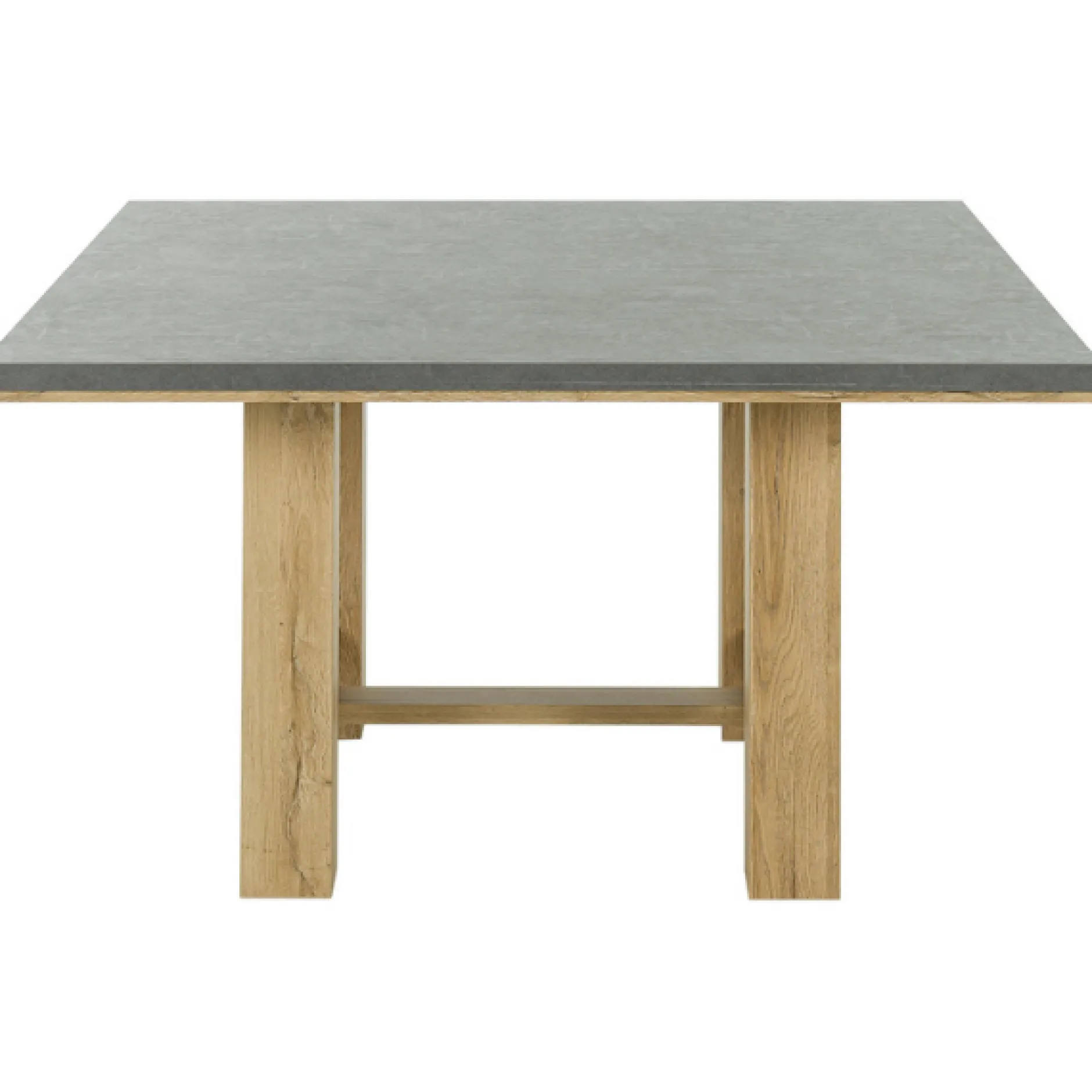 Esstisch Louane 140x140cm - Eiche/Beton