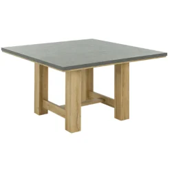 Esstisch Louane 140x140cm - Eiche/Beton