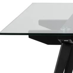 Esstisch Maurane 180x90cm - schwarz