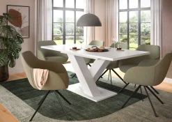 Esstisch Motion Emob - Ausziehbar 150-190x76x90 cm - Weiß