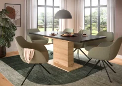 Esstisch Motion Emob – ausziehbar, Artisan und Grau – 150-190x76x90 cm