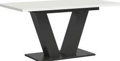 Esstisch Motion Emob - Ausziehbar 150-190x76x90 cm - Weiß/Grau