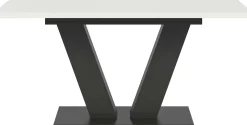 Esstisch Motion Emob - Ausziehbar 150-190x76x90 cm - Weiß/Grau