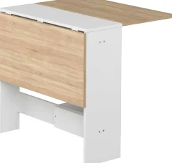 Esstisch Papillon 103 cm - weiß/Eiche