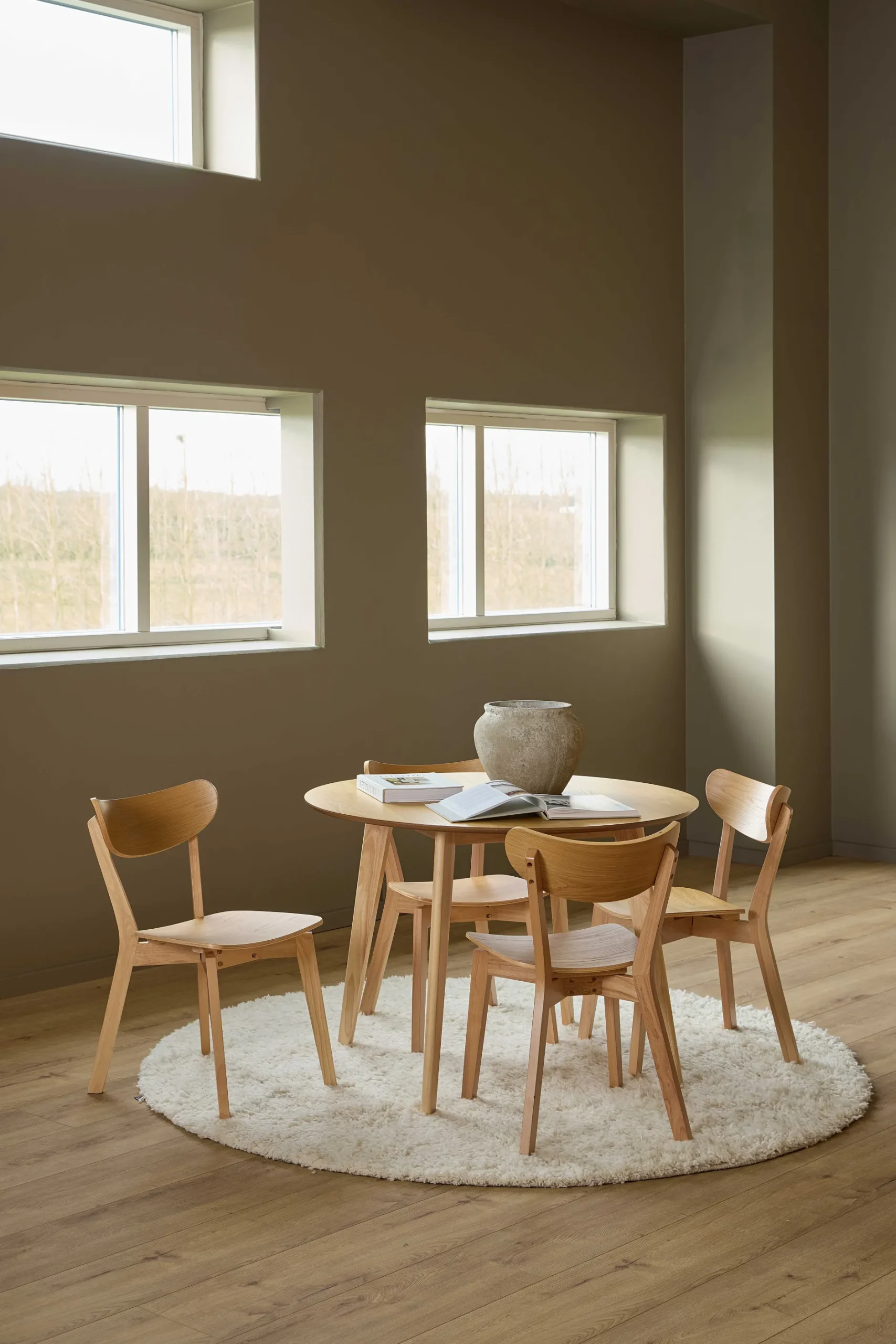 Esstisch Roxby Ø105 cm - Eiche