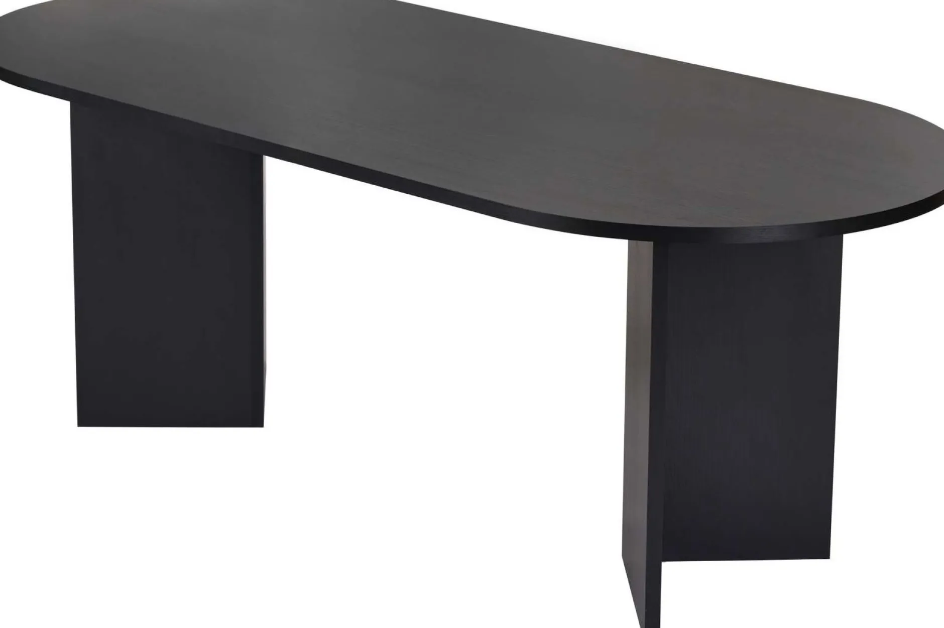 Esstisch Sabella - 100% MELAMINE - Holzschwarz - 75 x 90 x 200 cm