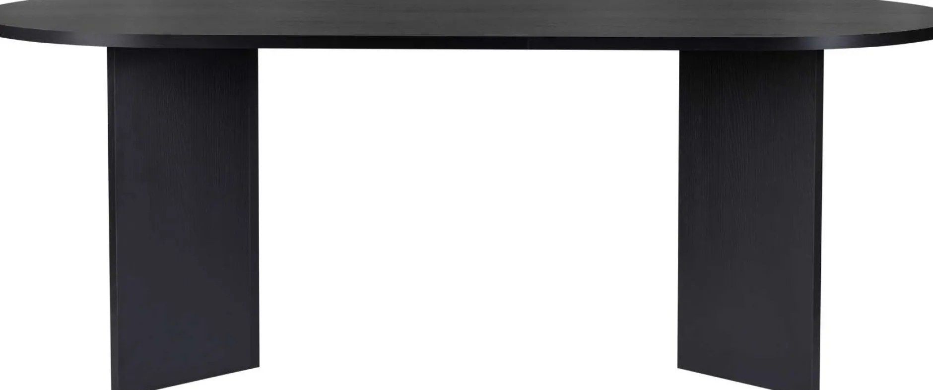 Esstisch Sabella - 100% MELAMINE - Holzschwarz - 75 x 90 x 200 cm
