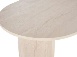 Esstisch Sabella - 100% MELAMINE - Travertin - 75 x 90 x 200 cm