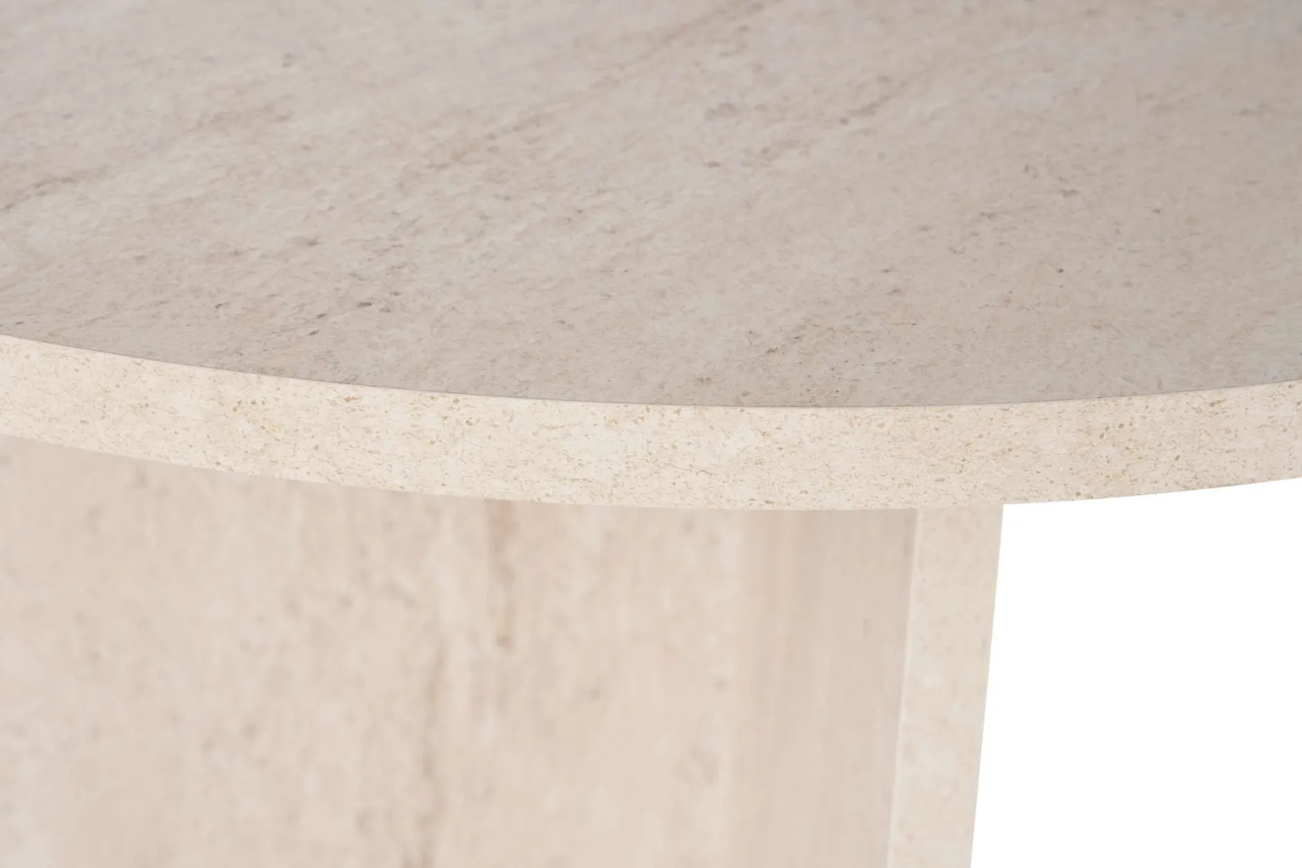 Esstisch Sabella - 100% MELAMINE - Travertin - 75 x 90 x 200 cm
