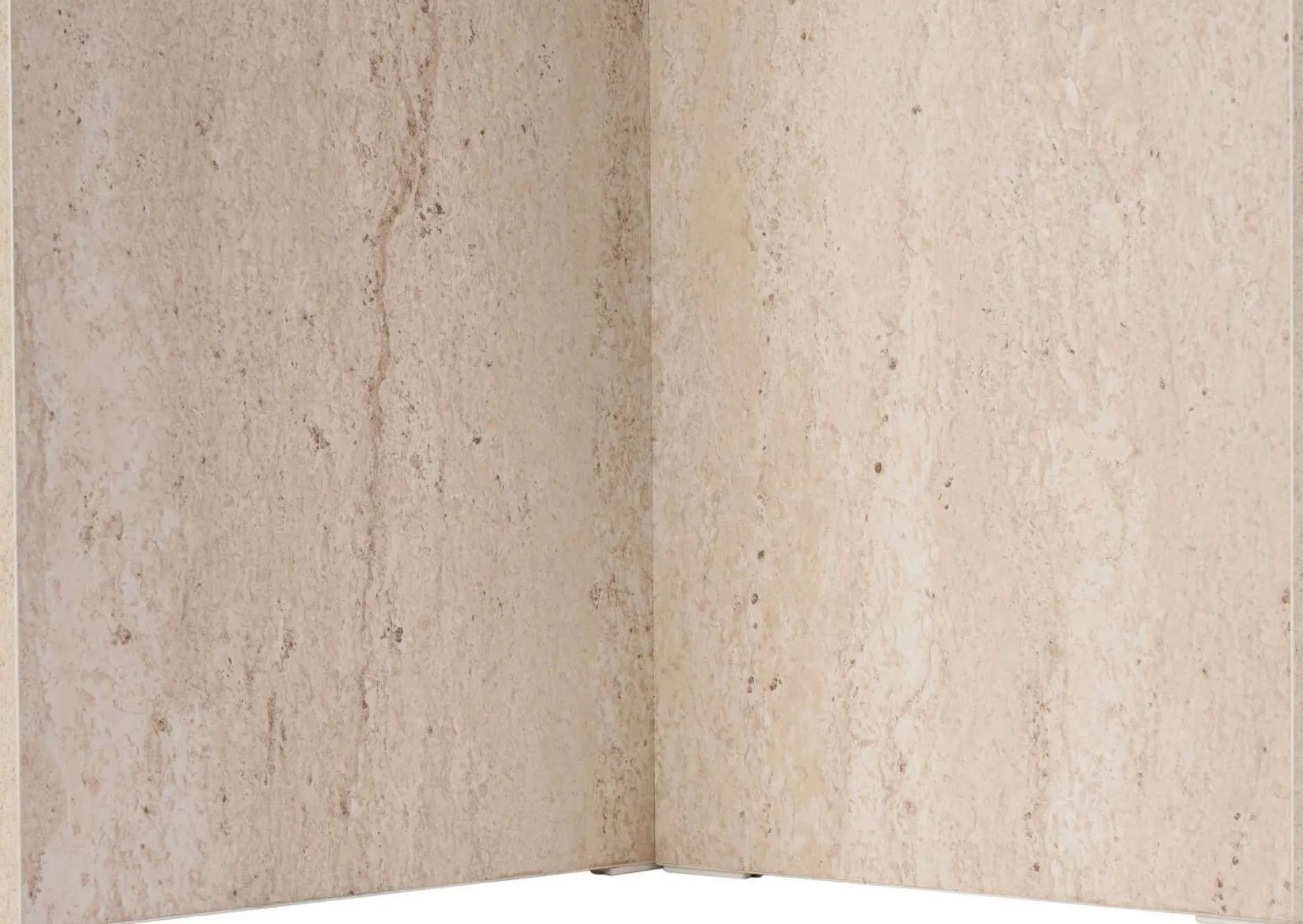 Esstisch Sabella - 100% MELAMINE - Travertin - 75 x 90 x 200 cm
