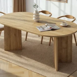 Esstisch Sablin - 100% MELAMINE - Cadiz-Eiche - 75 x 90 x 180 cm