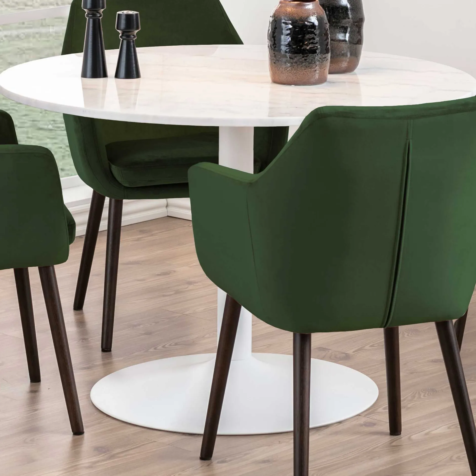 Esstisch Tarro ø110cm - weiß
