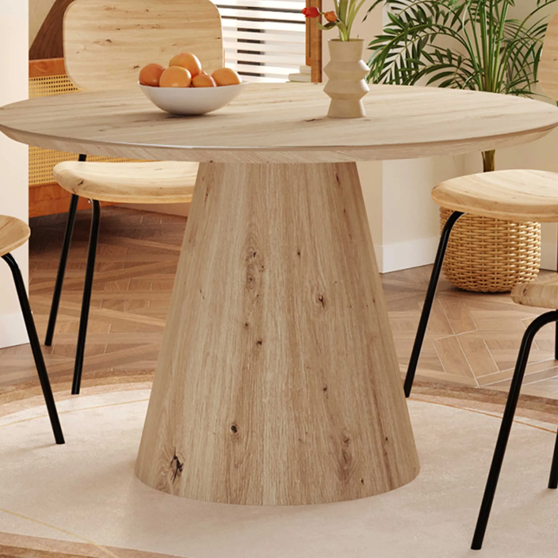 Esstisch Tigo | Ø120 x 75 cm | Old Oak Design