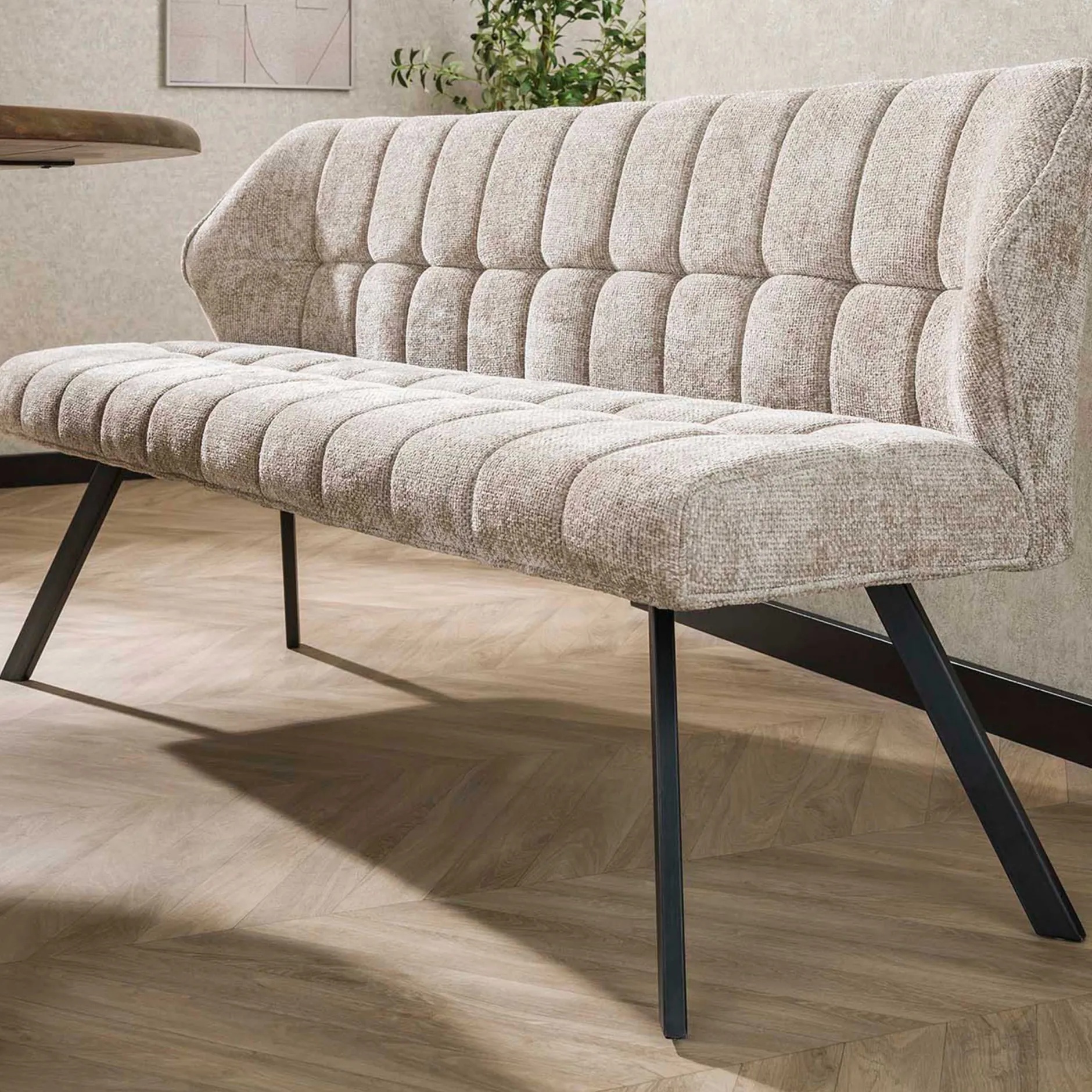 Esszimmerbank Aster - 180x58x81cm - sand