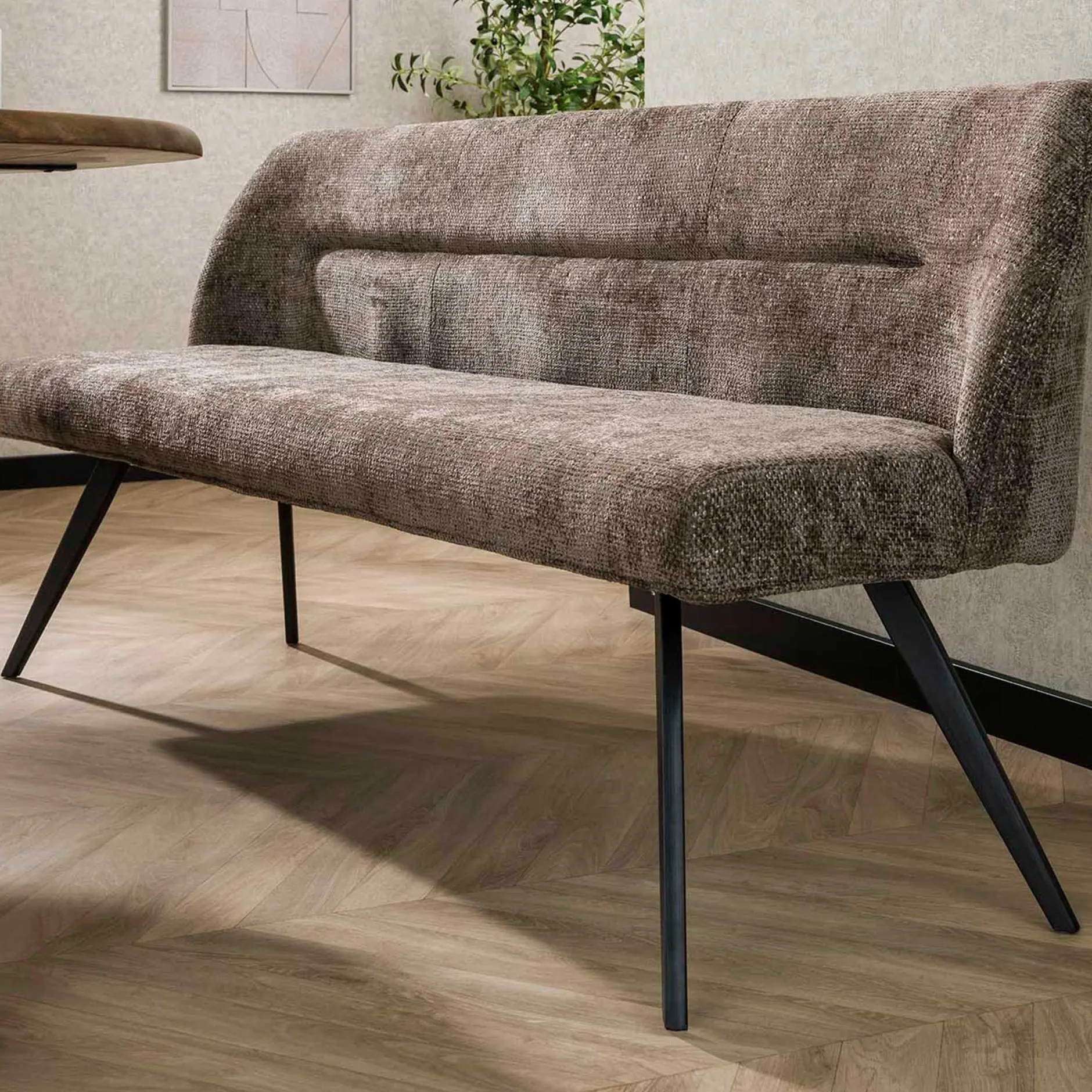 Esszimmerbank Giacomo - 188x53x84cm - taupe
