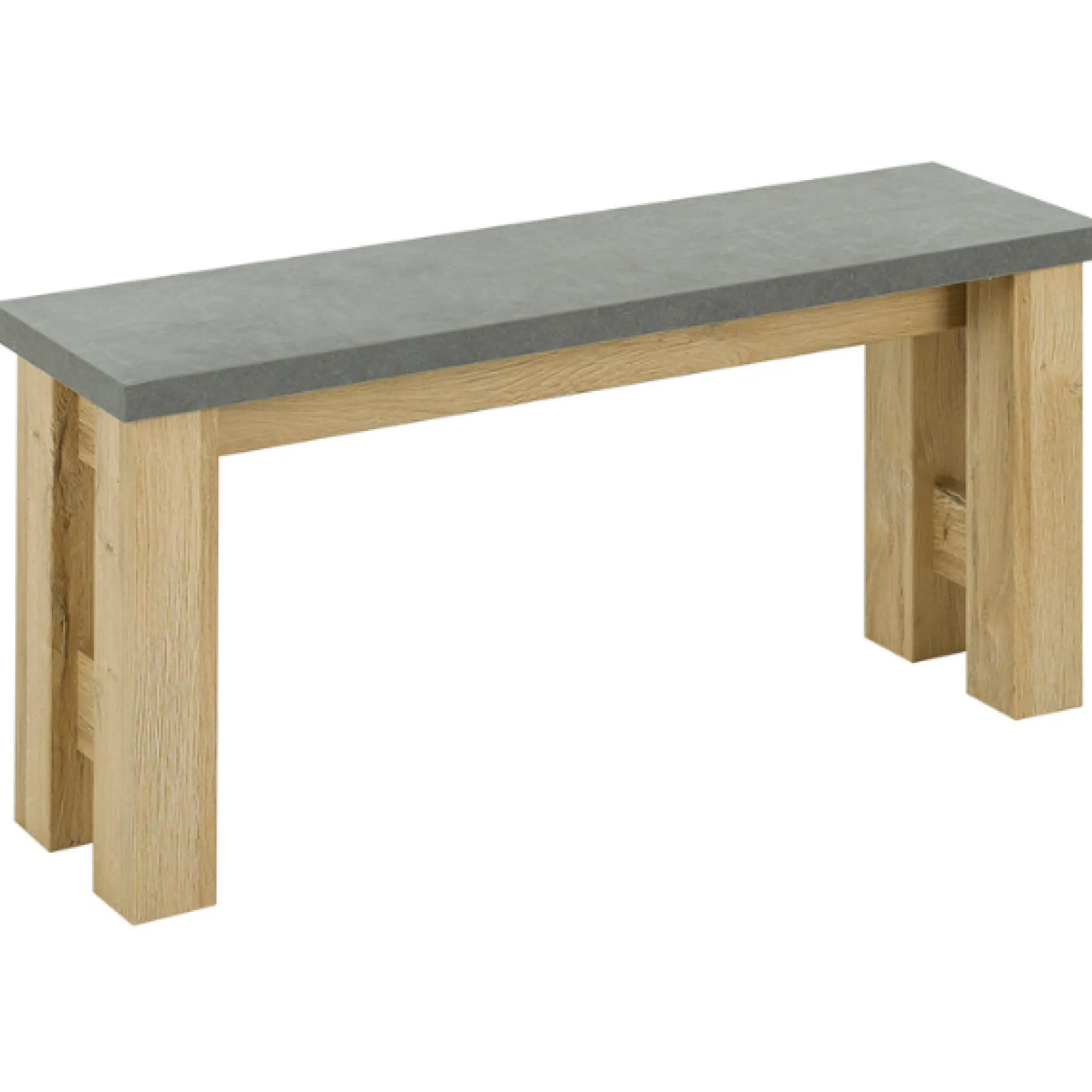 Esszimmerbank Louane 110x30cm - Eiche/Beton