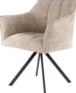 Esszimmer-Drehstuhl Aster - 63x60x81cm - sand