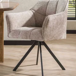 Esszimmer-Drehstuhl Aster - 63x60x81cm - sand