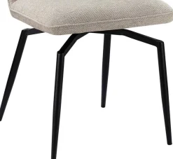 Esszimmer-Drehstuhl Lara - 46x60x89cm - écru