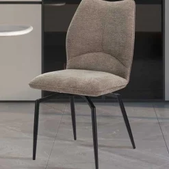 Esszimmer-Drehstuhl Lara - 46x60x89cm - sand