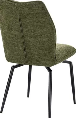 Esszimmer-Drehstuhl Lara - 46x60x89cm - grün