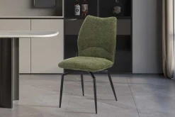 Esszimmer-Drehstuhl Lara - 46x60x89cm - grün
