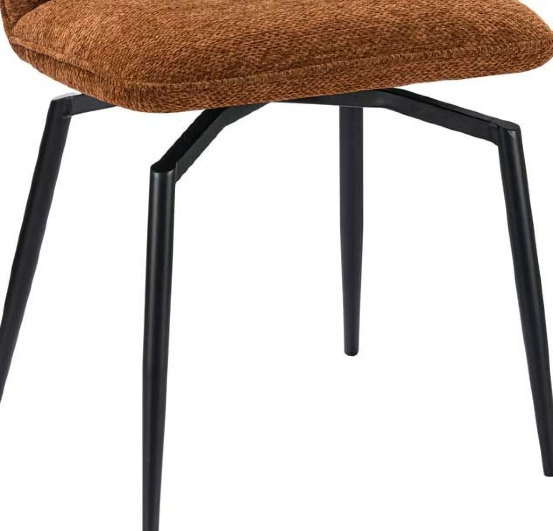 Esszimmer-Drehstuhl Lara - 46x60x89cm - Rost